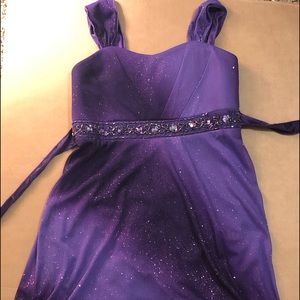 Purple speechless dress